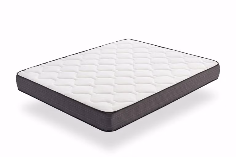 Colchón de espuma viscoelástica Flex en color blanco con regulación de temperatura y propiedades antibacterianas, An/P: 140 x 200 cm, Altura: 21 cm