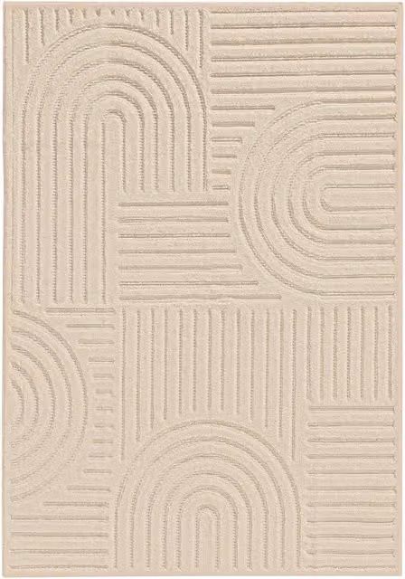 Alfombra Benuta Leo de color beige, diseño moderno y rectangular, An/P: 160 x 230 cm