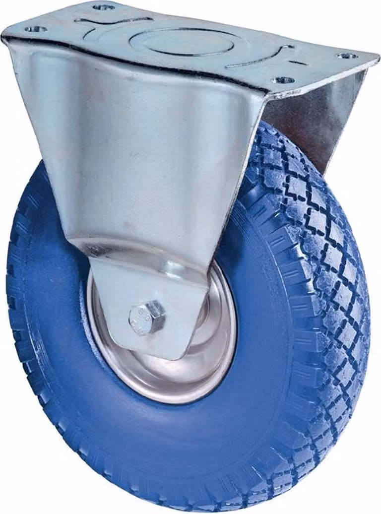 Rueda fija de poliuretano Bs Rollen de 200 mm con capacidad de 75 kg
