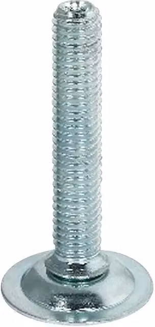 Tornillo regulable Häfele color plata galvanizado, Ø x L: 30 x 60 mm, M 10