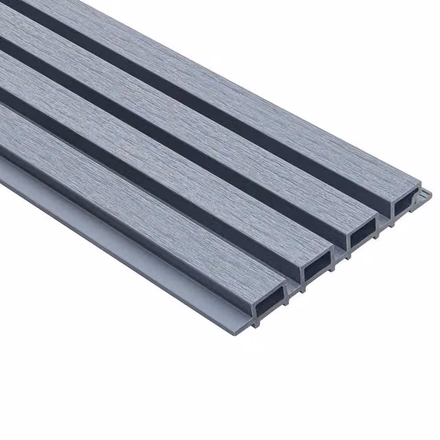 Revestimiento de fachada de WPC DUVAR Home Deluxe en gris claro, 10 m²