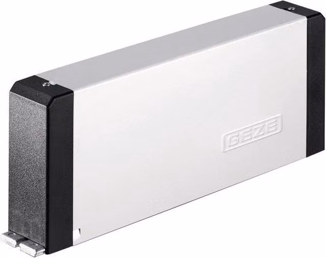 Actuador lineal eléctrico Geze E 212 R1 color plata mate con carrera de 66mm