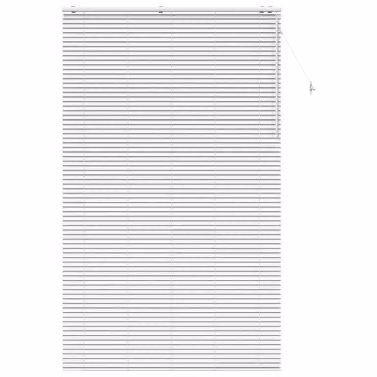 Persiana veneciana de madera vidaXL en color blanco, An/Al: 160 x 250 cm