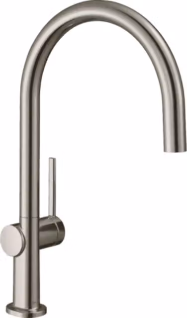 Grifo de cocina Hansgrohe Talis M54 en color plata y negro