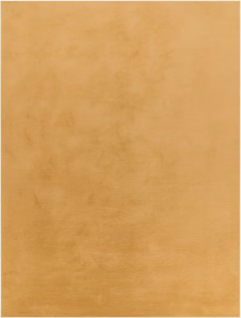 Alfombra suave Solina amarilla de fibras sintéticas, lavable y antideslizante, An/P: 200 x 280 cm