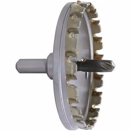 Sierra perforadora Makita B-01149 HM de carburo con diámetro de 100 mm y color plata