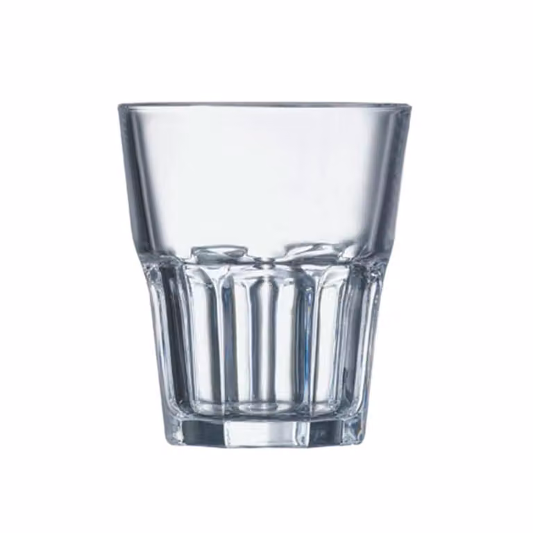 Juego de 6 vasos bajos Granity de Arcoroc en vidrio transparente de 27 cl