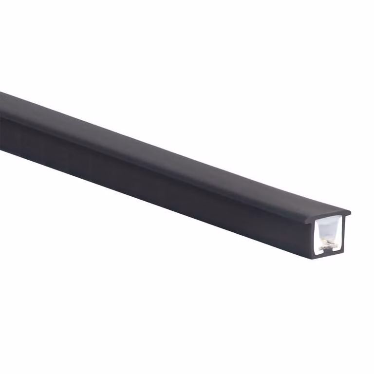 Manguera LED Neon Flex LEDBOX Negro Blanco Cálido 5m 10x10mm 50W 180 LED/m DC24V con Corte Libre