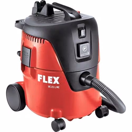 Aspiradora para uso en seco y húmedo Flex VC 21 L MC en color rojo y negro con capacidad de 20 litros