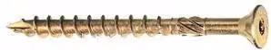 Tornillo para madera AMBROVIT TX-40 galvanizado amarillo de 10 x 340 mm