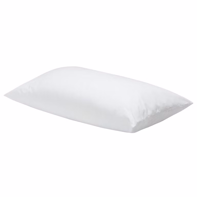 Almohada Pikolin blanca de poliéster transpirable con tratamiento antiácaros y extra suave An/P/Al: 60 x 60 x 1 cm