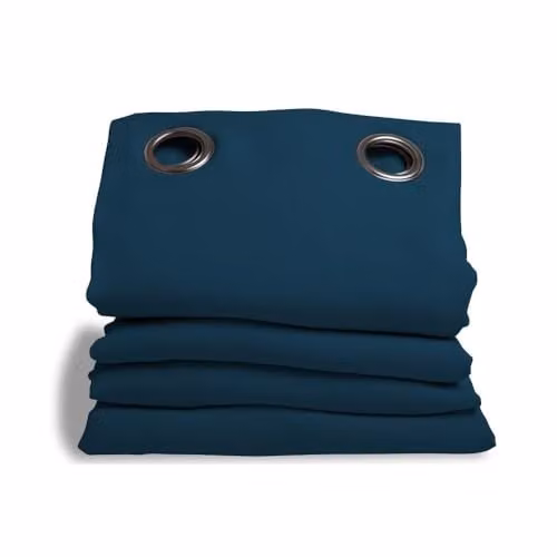 Cortina antirruido y térmica Moondream DecibelControl 3en1, opaca, azul, An/Al: 135 x 250 cm