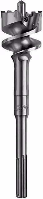 Broca de corona para hormigón Makita SDS-MAX con punta de carburo, Diámetro: 55 mm, Longitud: 550 mm, Color: plata y multicolor