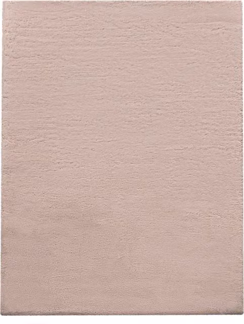 Alfombra de piel sintética Fluffy beige de diseño moderno y rectangular, An/P: 160 x 230 cm