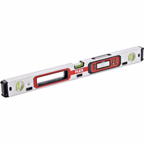 Nivel de burbuja digital Flex ADL 60-P de aluminio en color plata y multicolor, Longitud: 60 cm