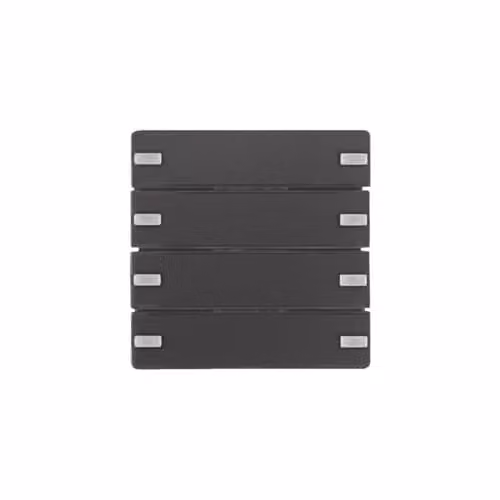 Teclado KNX de 4 fases Berker serie Q.x de Hager en color antracita