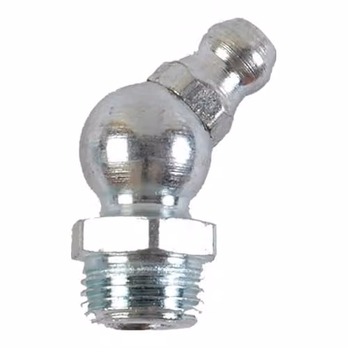 Juego de 100 engrasadores cónicos H2 DIN71412 Samoa-Hallbauer, M8 x 1 mm, forma B, hexagonal SW 9 mm, color plata galvanizado