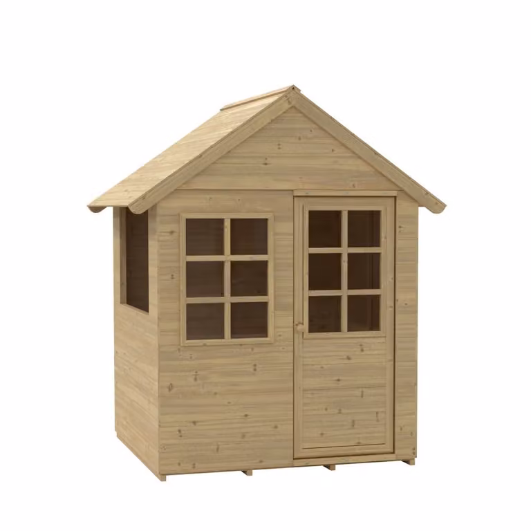 Cabaña de madera TP Toys para niños en color marrón, An/P/Al: 140 x 98,5 x 91,5 cm