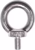 Tornillo con anillo FP DIN 580 de acero inoxidable A2 M10 color plata (pack de 25 unidades)