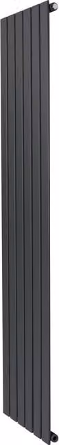 Radiador de acero de columna única Monster Shop en gris antracita, 1059 W, An/P/Al: 180 x 42 x 7 cm