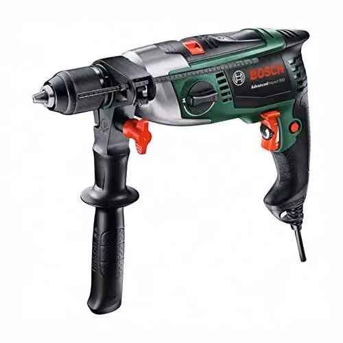 Taladro percutor Bosch AdvancedImpact 9000 color verde con alimentación por red eléctrica