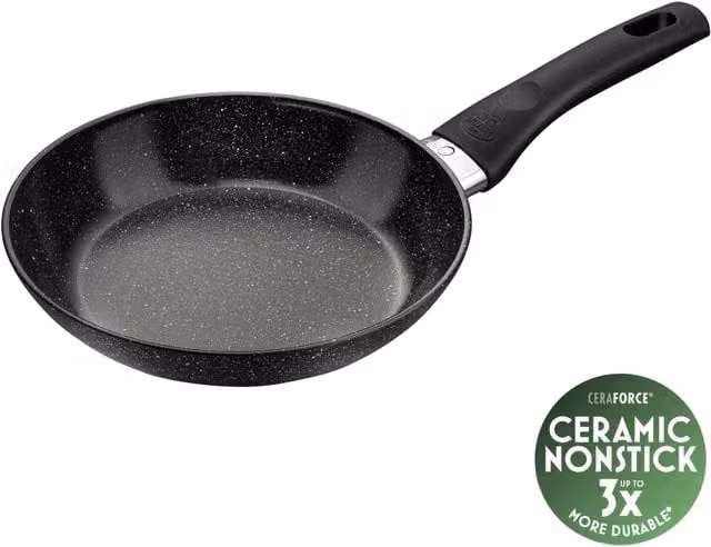 Sartén Ballarini Vipiteno de aluminio con revestimiento cerámico antiadherente de 20 cm en color negro