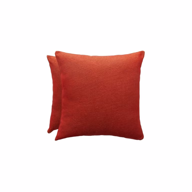 Lote de 2 fundas de cojín navideñas Gamusi de algodón en color rojo, An/An/Al: 45 x 45 x 45 cm