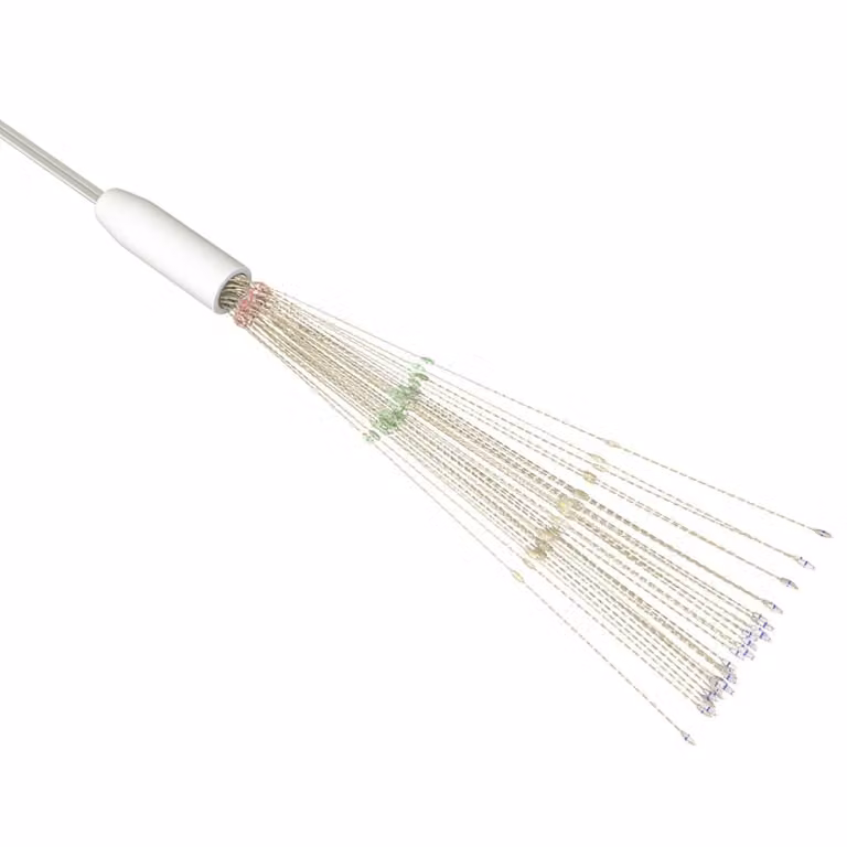 Luz de petardo de Navidad exterior multicolor vidaXL con 140 LEDs y mando a distancia, 20 cm