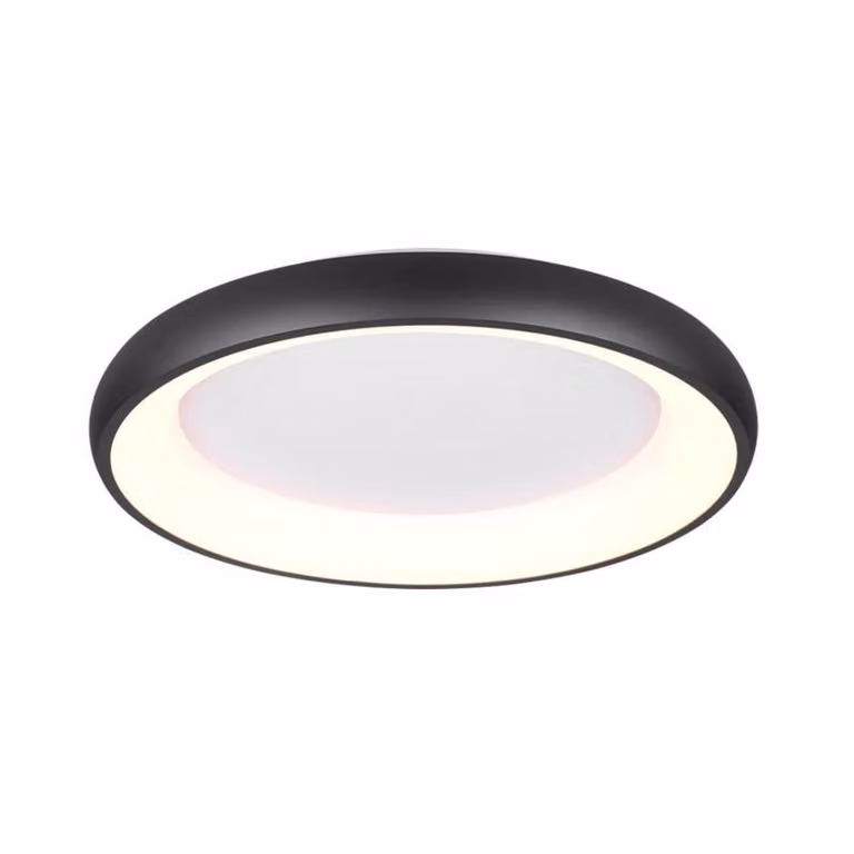 Luminaria de superficie LED Cycle LEDBOX de 80W en color negro con temperatura de color ajustable (3000-4000-6000K) y un diámetro de 810 mm