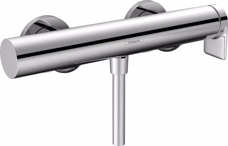 Mezclador monomando de ducha visto Hansgrohe Vivenis para pared, cromo
