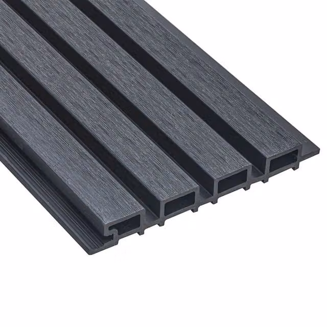 Revestimiento de fachada de WPC DUVAR Home Deluxe color antracita para 10m²