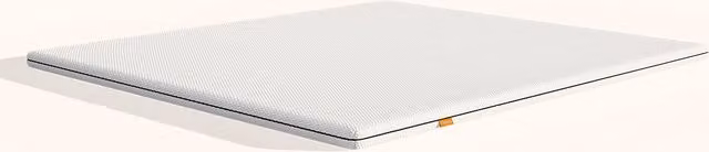 Sobrecolchón Reversible Emma de Espuma Blanco An/P: 135 x 190 cm