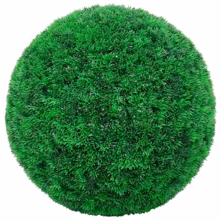 Set de 2 bolas de boj artificial verde vidaXL de 45 cm
