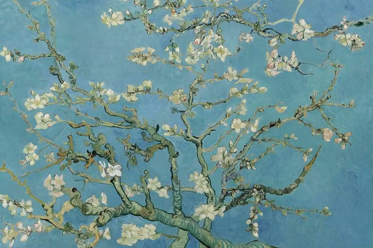 Cuadro de reproducción de pintura de Vincent van Gogh Hexoa sobre lienzo multicolor An: 90 cm, Al: 60 cm