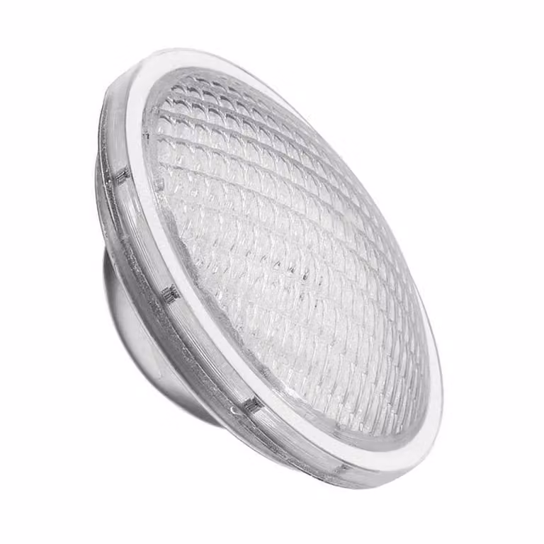 Lámpara LED para piscinas LEDBOX PAR56 G53 de 45W en acero inoxidable color plata con luz blanco neutro