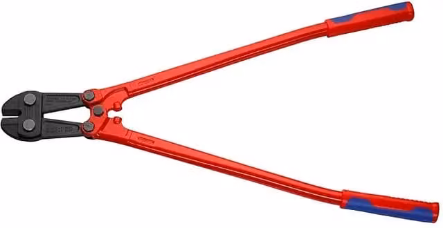 Cizalla lateral Knipex de acero al cromo vanadio y acero inoxidable en color rojo, Largo: 76 cm