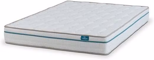 Colchón Nature Cloud One de Leafsleep en color blanco con tejido Tencel y espuma de confort, An/P/Al: 180 x 90 x 22 cm