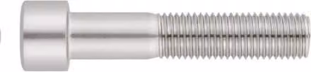 Tornillo de cabeza avellanada con hexágono EHLIS Din-912 A2-70 de acero inoxidable color plata, M5 x 60 mm