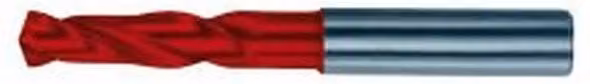 Broca Espiral de Carburo Guhring Superline 3 X D Tipo RT 100 U DIN 6537 con Cola Cilíndrica y Superficie Fire Ø 12,50 mm