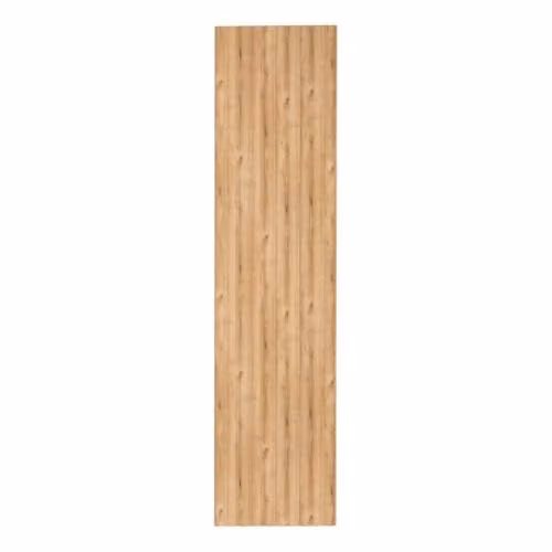 Lote de 2 paneles murales decorativos Alcov de Atmosphera en beige y marrón con acabado de madera, An: 30 cm, Al: 240 cm