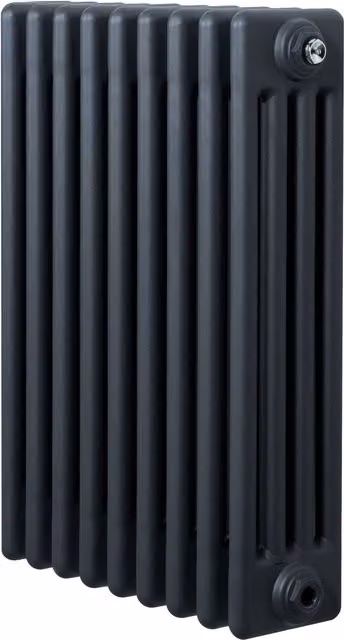 Radiador Tradicional Horizontal de 4 Columnas Monster Shop en Acero Gris Antracita, 523W, An: 60 cm, Al: 42,5 cm