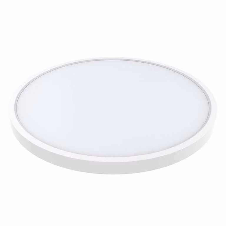 Plafón LED Moon Kramfor de 36W en color blanco con luz blanco cálido y diseño redondo de Ø 40 cm
