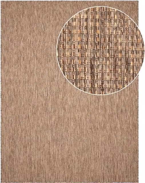 Alfombra Navona beige para interior y exterior, diseño abstracto moderno, An/P: 200 x 280 cm
