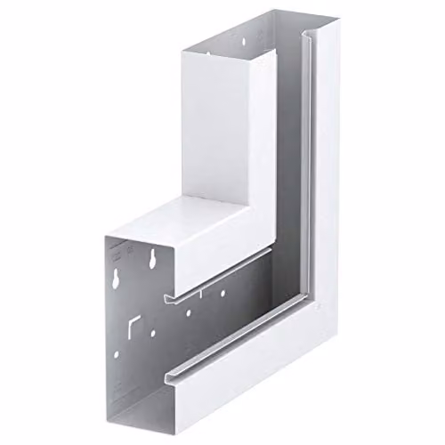 Conector plano ascendente OBO Bettermann en color blanco