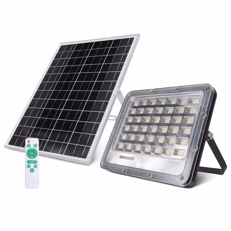 Proyector LED solar Pro Slim LEDBOX de 200W con batería de litio de 20000mAh y luz blanca fría