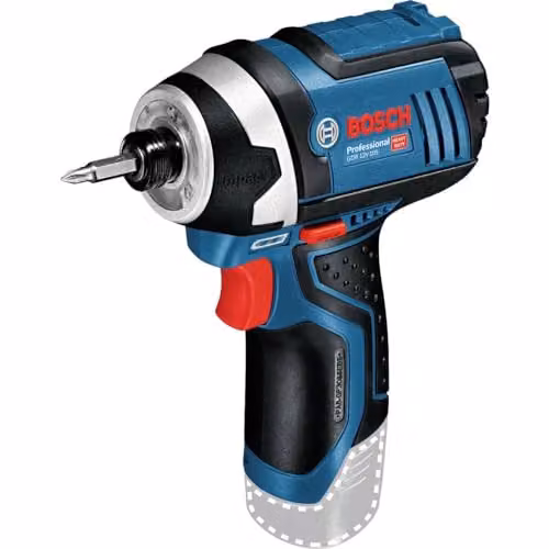 Atornillador de impacto a batería Bosch Professional GDR 12V-105 en color azul y negro