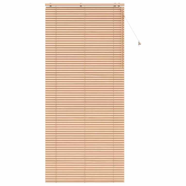 Persiana veneciana vidaXL con aspecto de madera en color marrón, An/Al: 110 x 250 cm