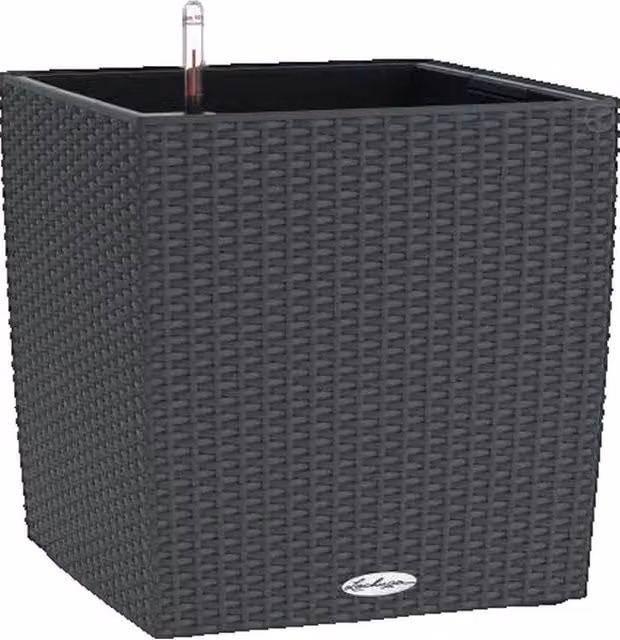 Macetero Lechuza Cube Cottage 50 All-in-one color granito gris