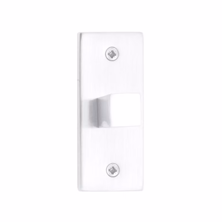 Tirador de armario tipo pomo JANDEL en aluminio cepillado, color plata o blanco, An/P/Al: 81 x 34 x 30 mm