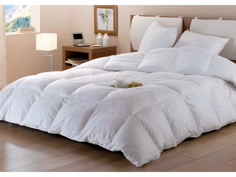 Edredón de plumón natural DODO Baffin blanco para adultos An/An: 220 x 240 cm
